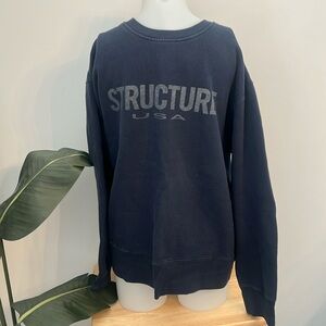 Vintage Structure USA Navy Sweatshirt
